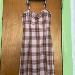 Sunday Best Multicolor Dress Spaghetti Strap Midi